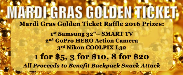 Mardi Gras Golden Ticket